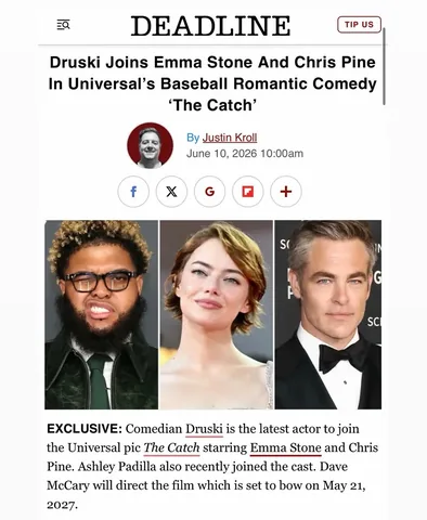 druski Instagram post about Film career