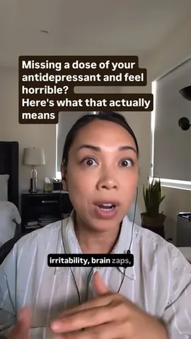 drvaniamanipod Instagram post about Antidepressant withdrawal