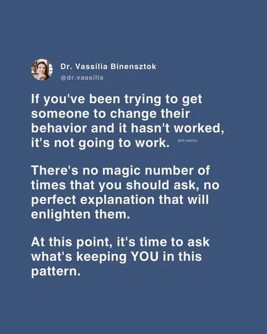 dr.vassilia Instagram post about Relational acceptance