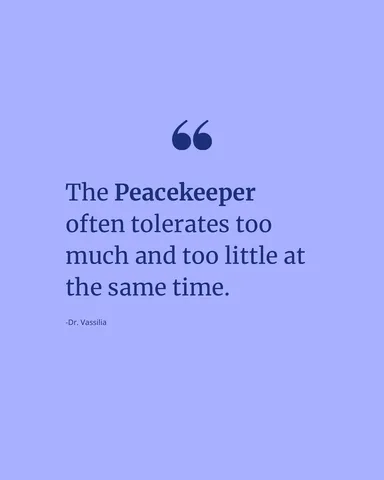 dr.vassilia Instagram post about Peacekeeper pattern