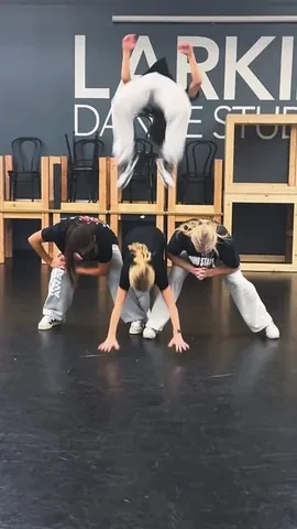 dtrix Instagram post about Dance stunt