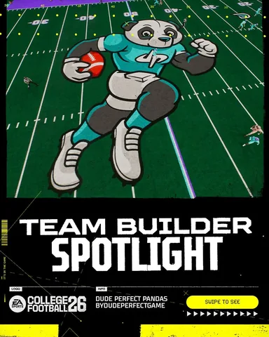 dudeperfectgaming Instagram post about Dude Perfect Pandas in CFB 26