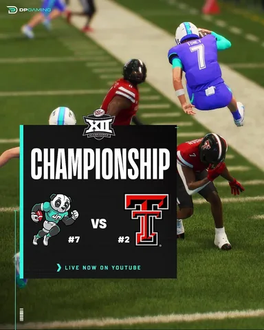 dudeperfectgaming Instagram post about Big 12 title matchup