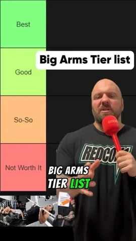 duncanlukas Instagram post about Arm exercise ranking