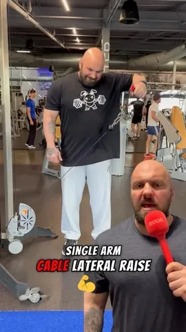 duncanlukas Instagram post about Cable lateral raise technique
