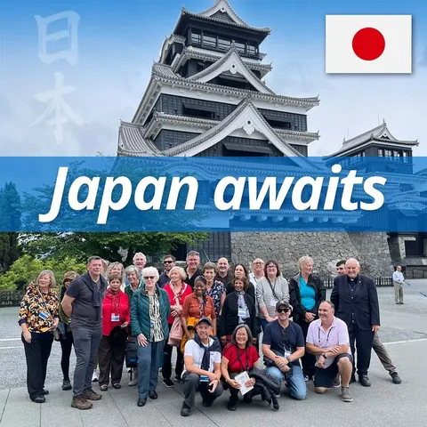 dynamicdeacon Instagram post about Catholic pilgrimage to Japan