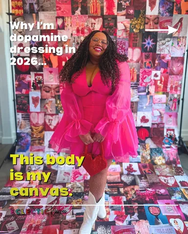 eclectickurves Instagram post about Plus size fashion