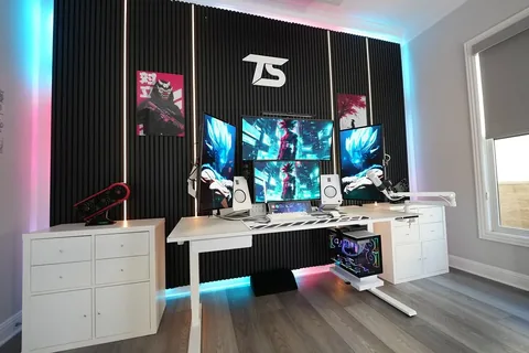 ed.techsource Instagram post about Gaming setup before moving