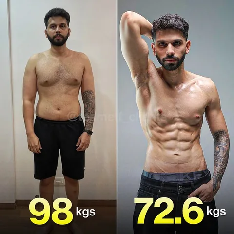 ekansh_taneja_fitness Instagram post about Fitness transformation