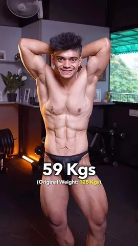 ekansh_taneja_fitness Instagram post about Weight loss transformation