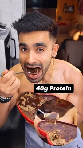 ekansh_taneja_fitness Instagram post about High protein dessert recipe