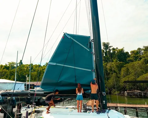 elayna.carausu Instagram post about Voyage planning and boat sale