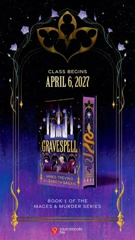 elizabeth_sagan Instagram post about Gravespell cover reveal