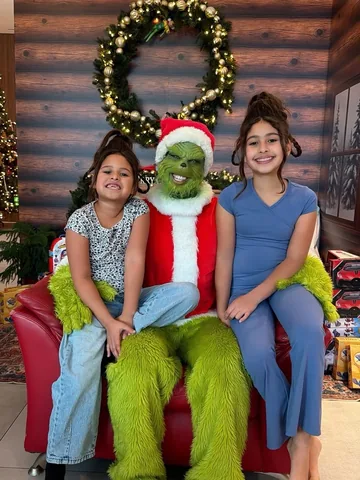 elle Instagram post about Christmas characters