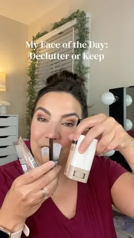 emilynoel83 Instagram post about Makeup decluttering