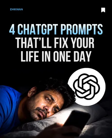 emkwan Instagram post about ChatGPT productivity prompts