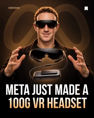 emkwan Instagram post about Meta VR glasses