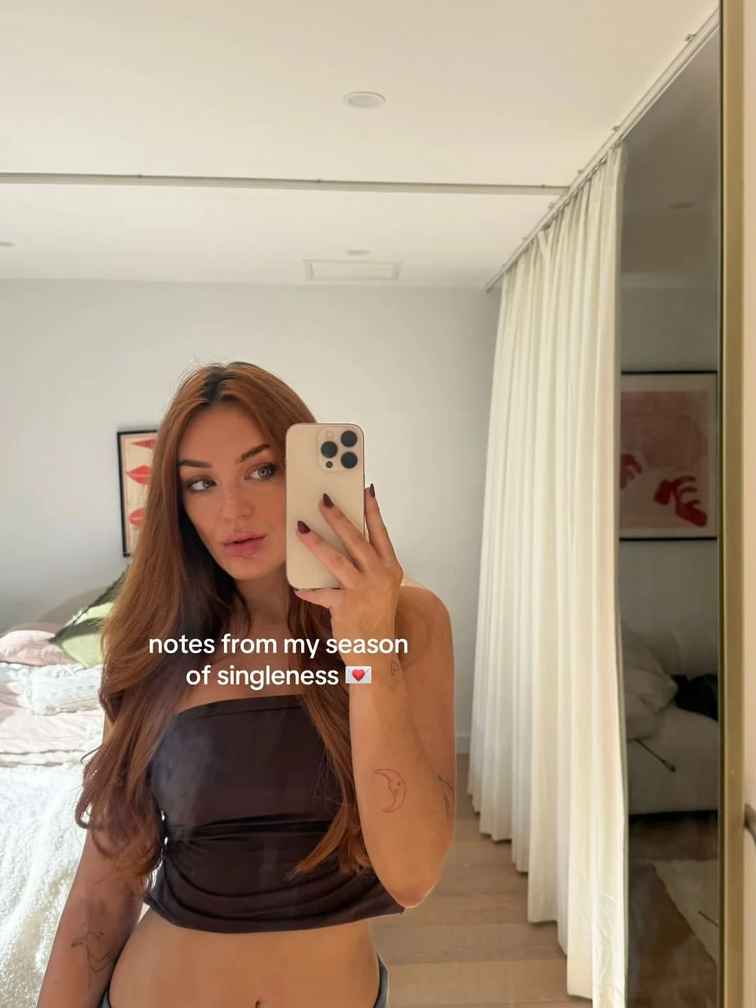 emmalouisie Instagram post about Solitude and independence