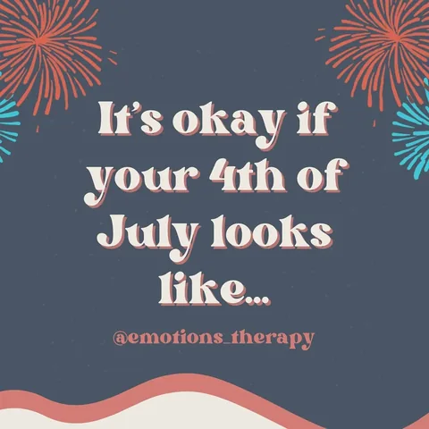 emotions_therapy Instagram post about Holiday wellbeing and social comparison