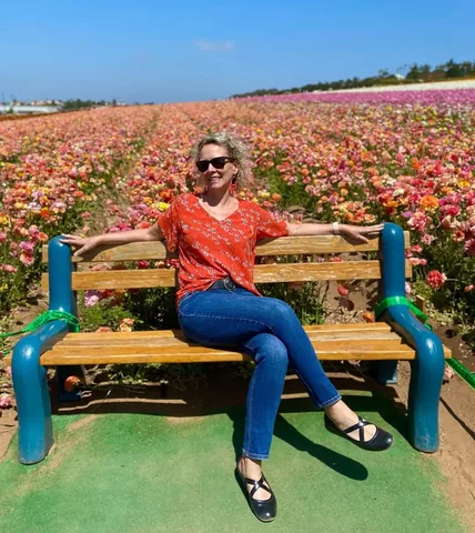 emptynesters_hittheroad Instagram post about The Flower Fields visit