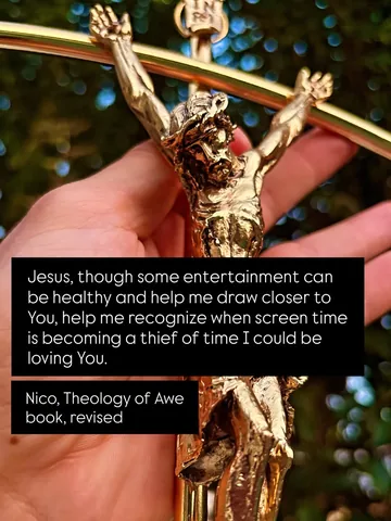 epicdailycatholic Instagram post about Religious product and therapy promotion