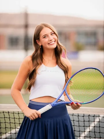 ericapatten Instagram post about High school tennis