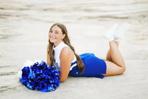 ericapatten Instagram post about High school cheerleading