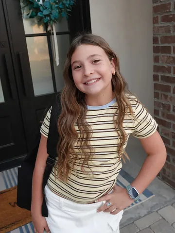 ericapatten Instagram post about First day of school