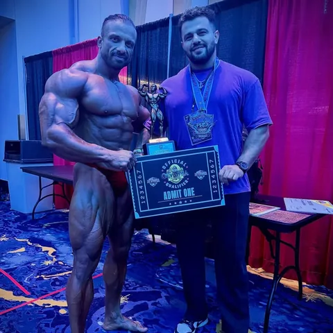 eslammohamedelmasry Instagram post about Bodybuilding competition aspiration