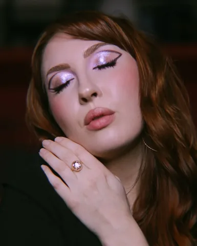 evangelinemolly Instagram post about Pride makeup
