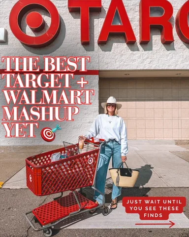 everyday_abby Instagram post about Walmart and Target fashion