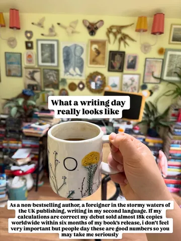 excusemyreading Instagram post about Writing motivation