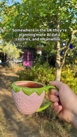 excusemyreading Instagram post about Garden damage