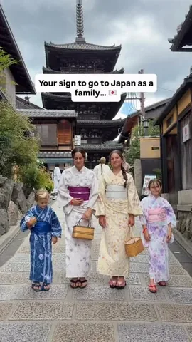 familyfizz Instagram post about Japan family travel