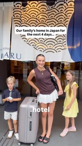 familyfizz Instagram post about Kyoto hotel tour