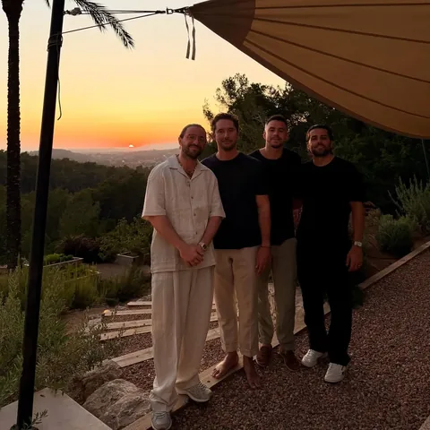 farokh Instagram post about Friendship and Ibiza vacation
