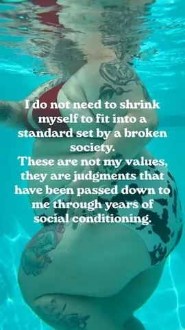 fatgirlflow Instagram post about Self compassion