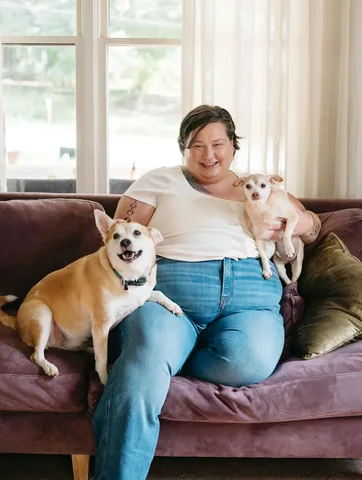 fatgirlflow Instagram post about Pet loss and remembrance