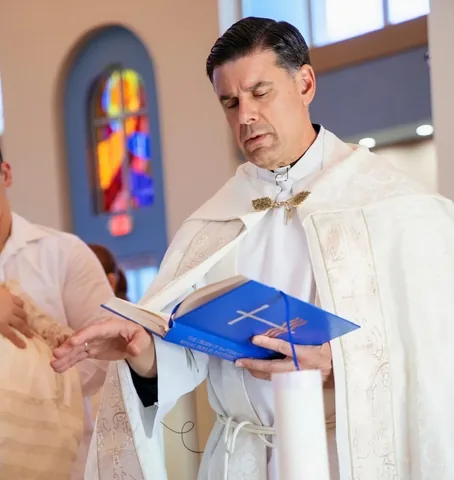fathercapo Instagram post about Holy Baptism
