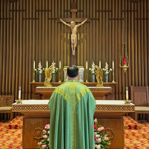 fathercapo Instagram post about Catholic prayer