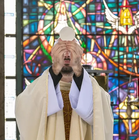 father.jero Instagram post about Catholic Mass