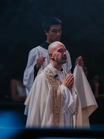 father.jero Instagram post about Catholic anniversary gathering