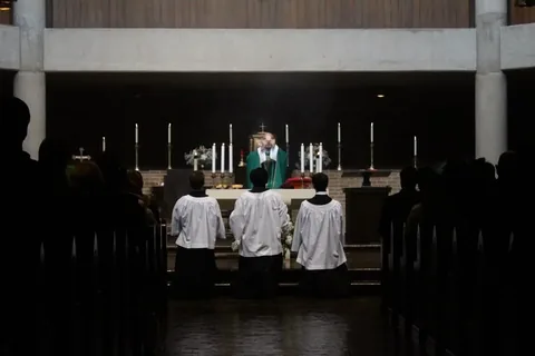 father.jero Instagram post about University welcome and Mass