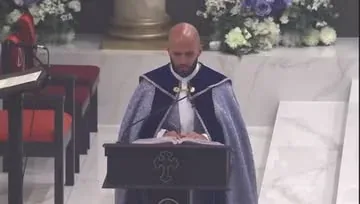 father_simon Instagram post about Christian homily