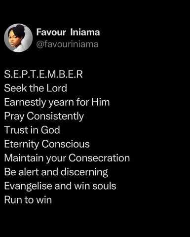 favouriniama Instagram post about Seeking God