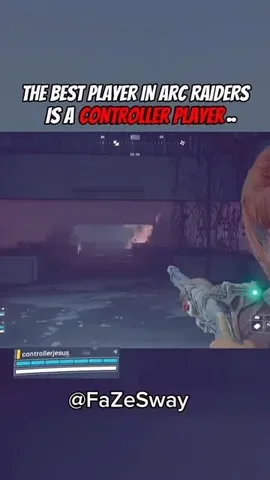 fazesway Instagram post about ARC Raiders controller gameplay