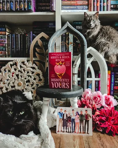 fearyourex Instagram post about Dishonestly Yours book feature