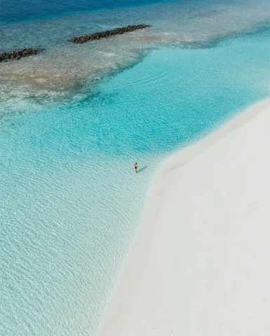 find.a.palmtree Instagram post about Maldives island life