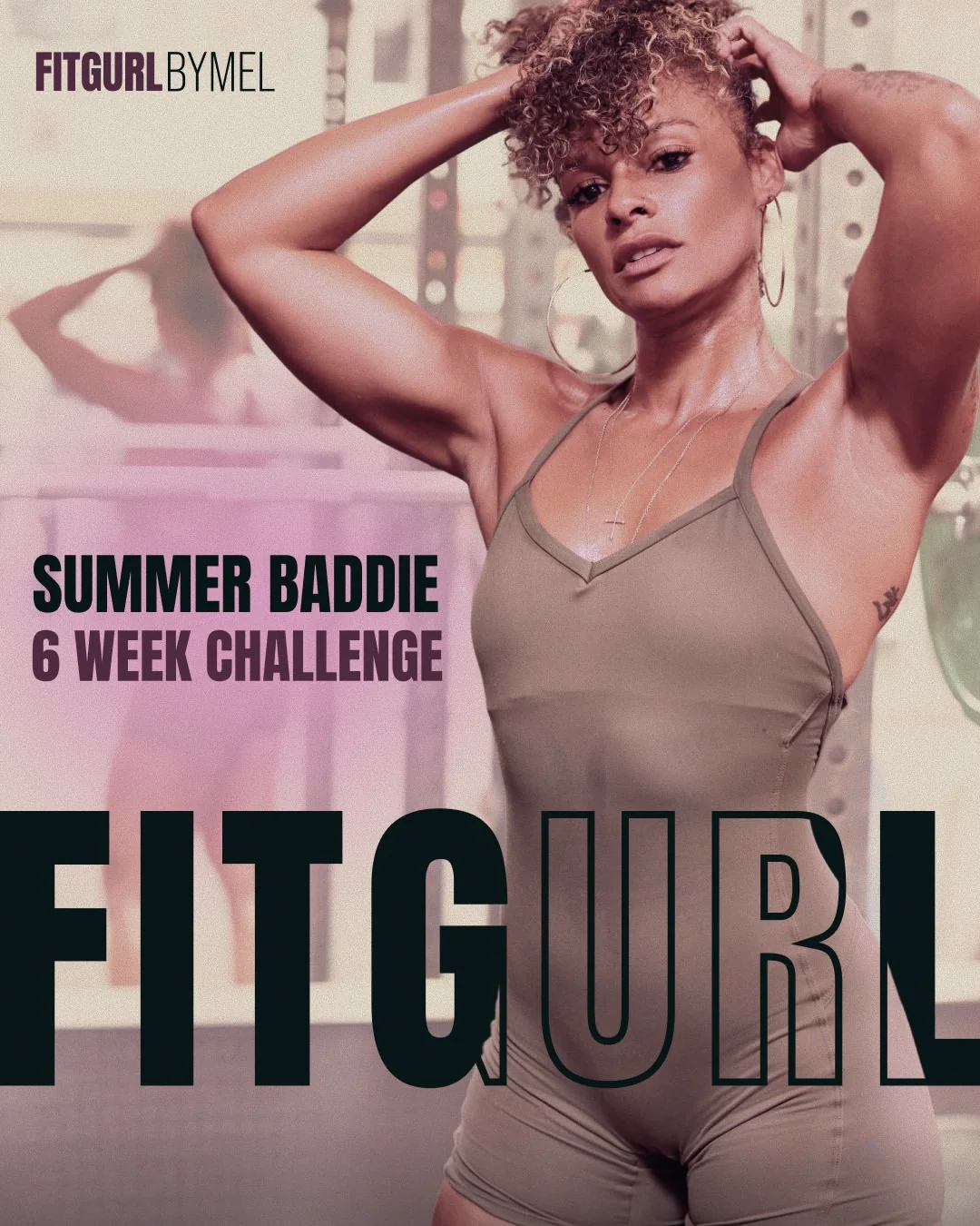 fitgurlmel Instagram post about Summer fitness challenge