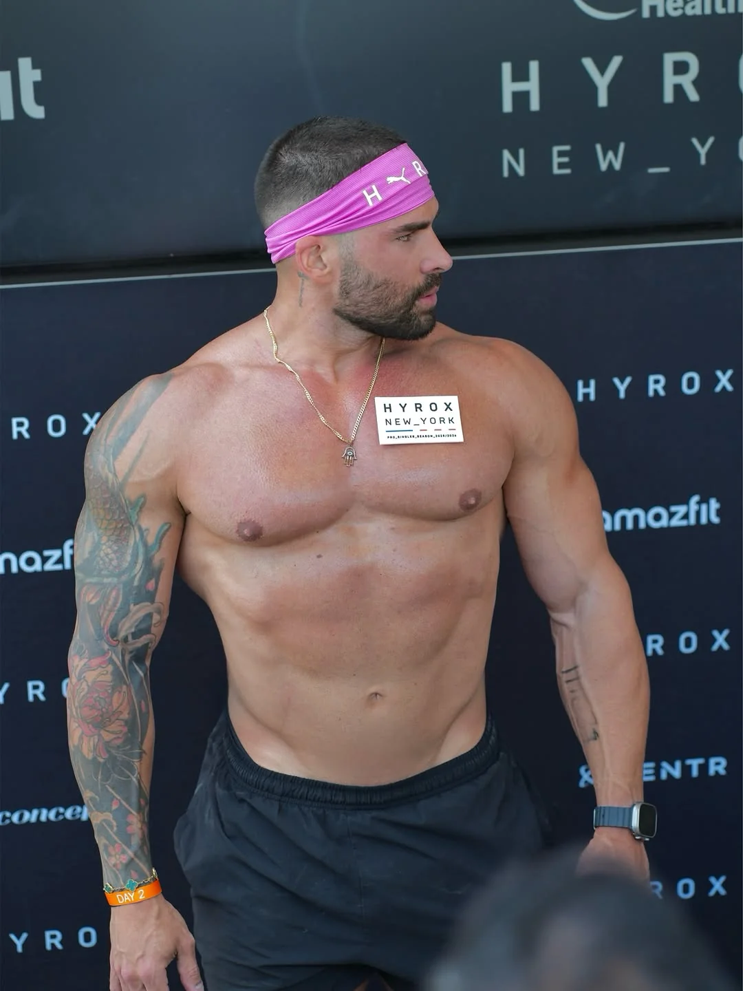 fit.latino Instagram post about Hyrox event